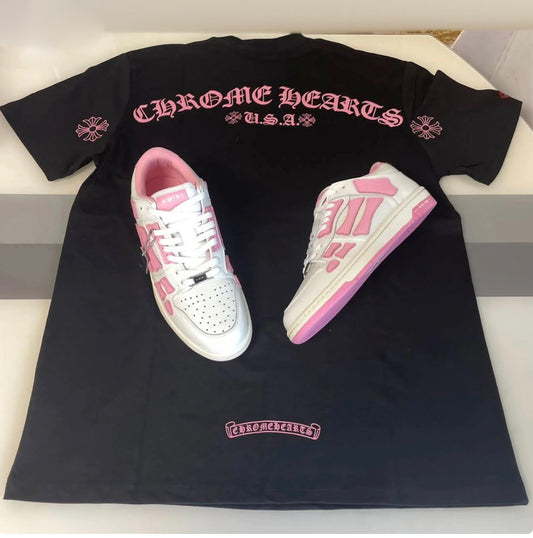 Chrome Hearts Shoes X Shirt Set